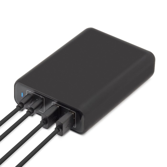 Linocell Premium Charge 100 W Laddare för resan och kontoret Svart