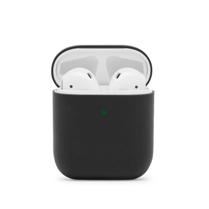 Linocell Airpods-fodral (Gen 1 & 2 2017/2019) Svart