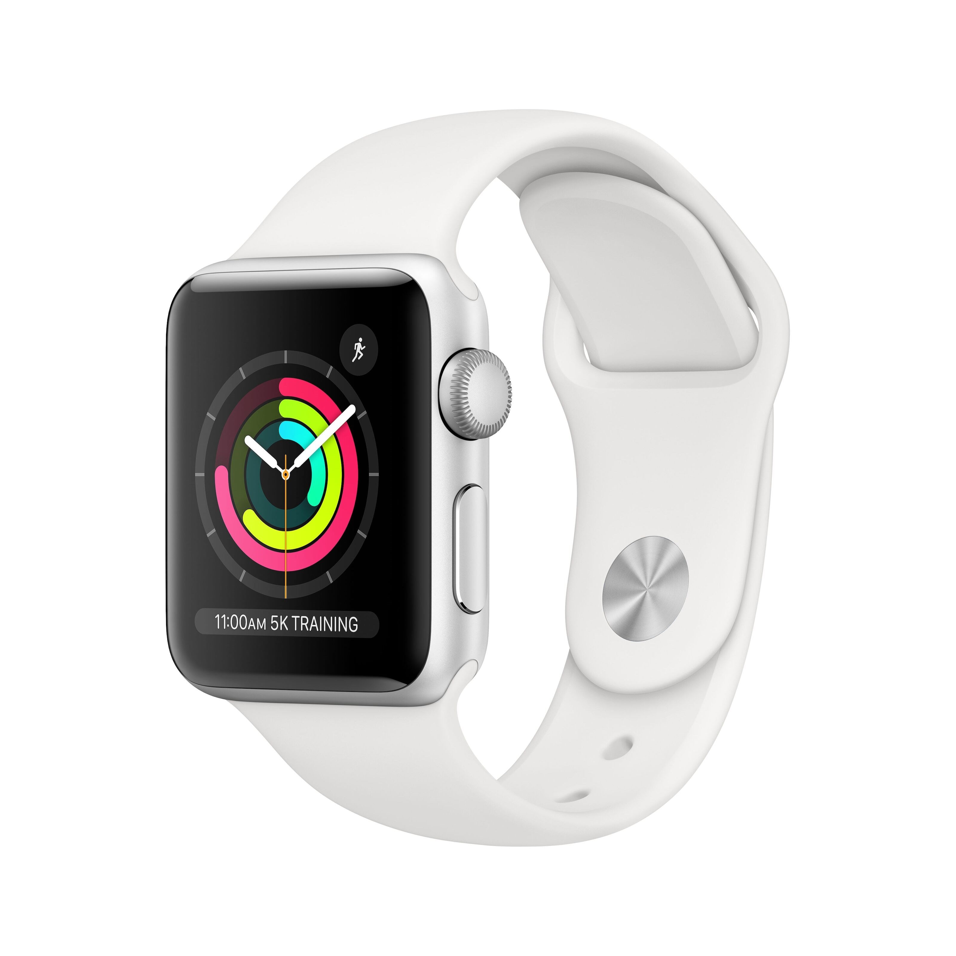 Apple Watch Series 3 (GPS) 38 mm Silver/Vit - Series 3 | Kjell.com