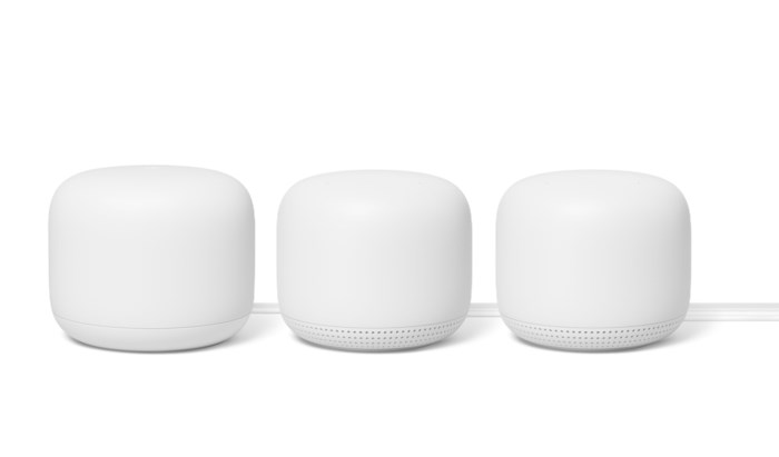 Google Nest Wifi AC2200 Mesh-system 3-pack