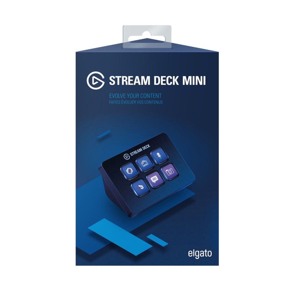 for Windows 10 and macOS 10.11 or later Live Content Creation Controller with 6 customizable LCD keys Elgato Stream Deck Mini