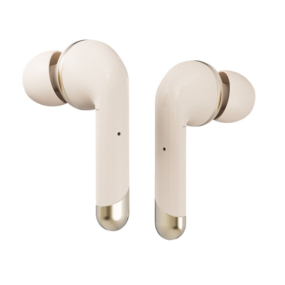 Happy Plugs Air 1 Plus In-ear, helt trådløse hodetelefoner Gull
