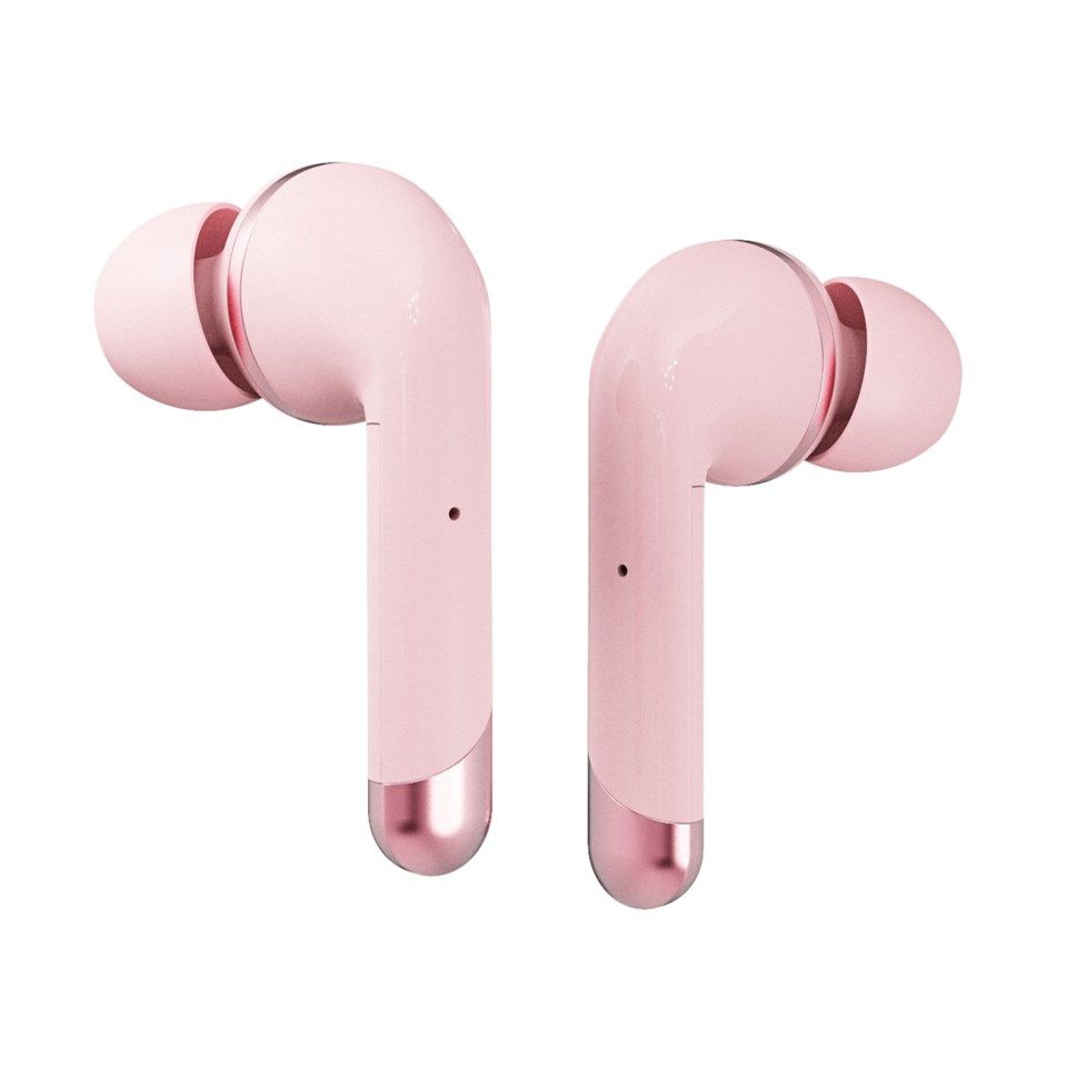 Happy Plugs Air 1 Plus In-ear, helt trådløse hodetelefoner Gull/Rosa