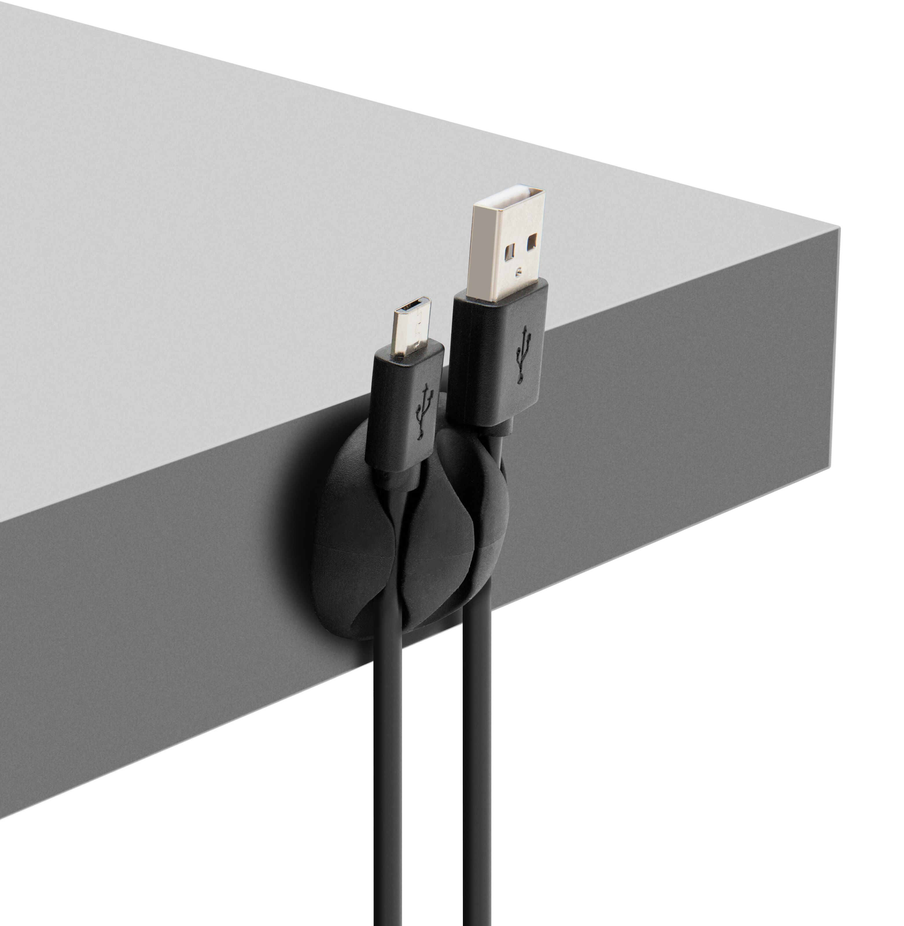 Luxorparts Selvklebende kabelholder