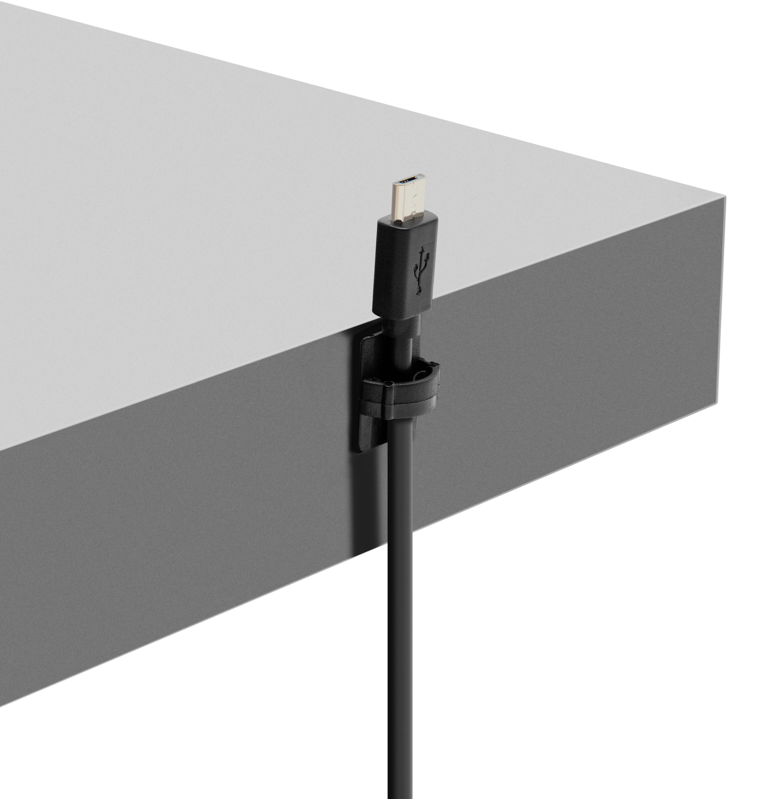 Luxorparts Selvklebende miniholder 50 stk.