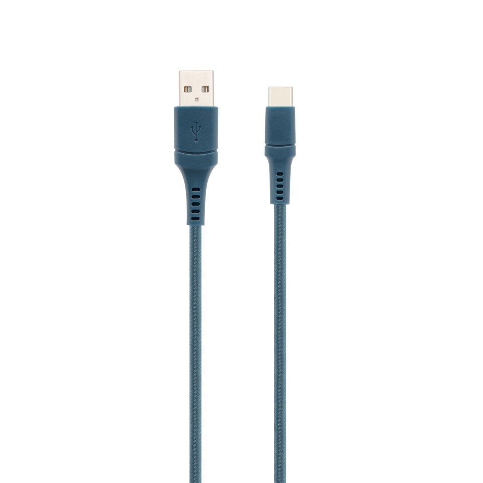 Linocell Colors USB-C-kabel 2,5 m Blå