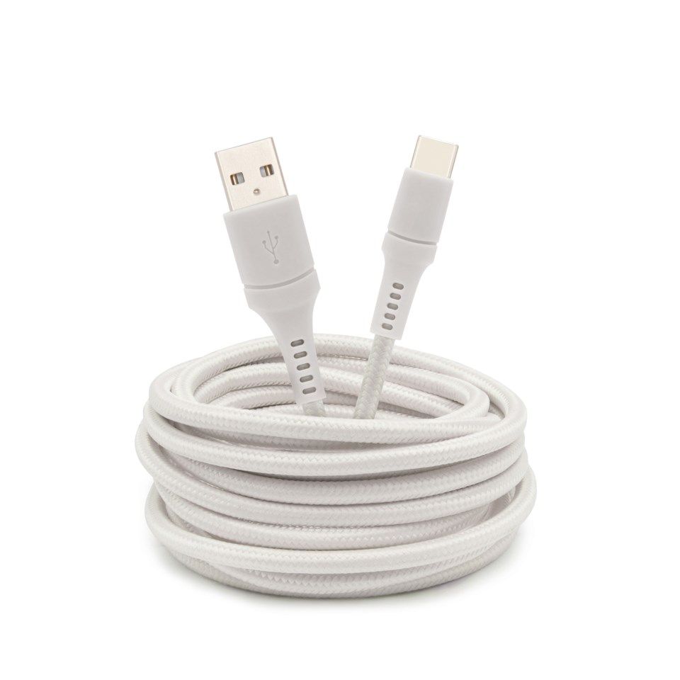 Linocell Colors USB-C-kabel 2,5 m Grå