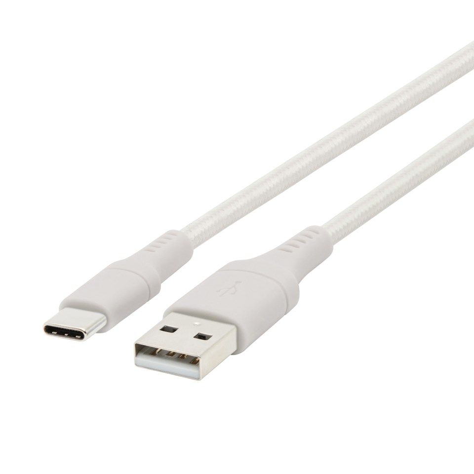 Linocell Colors USB-C-kabel 2,5 m Grå