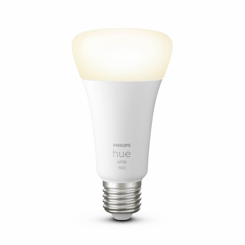 Philips Hue White Smart LED-pære E27 1600 lm 1-pk.