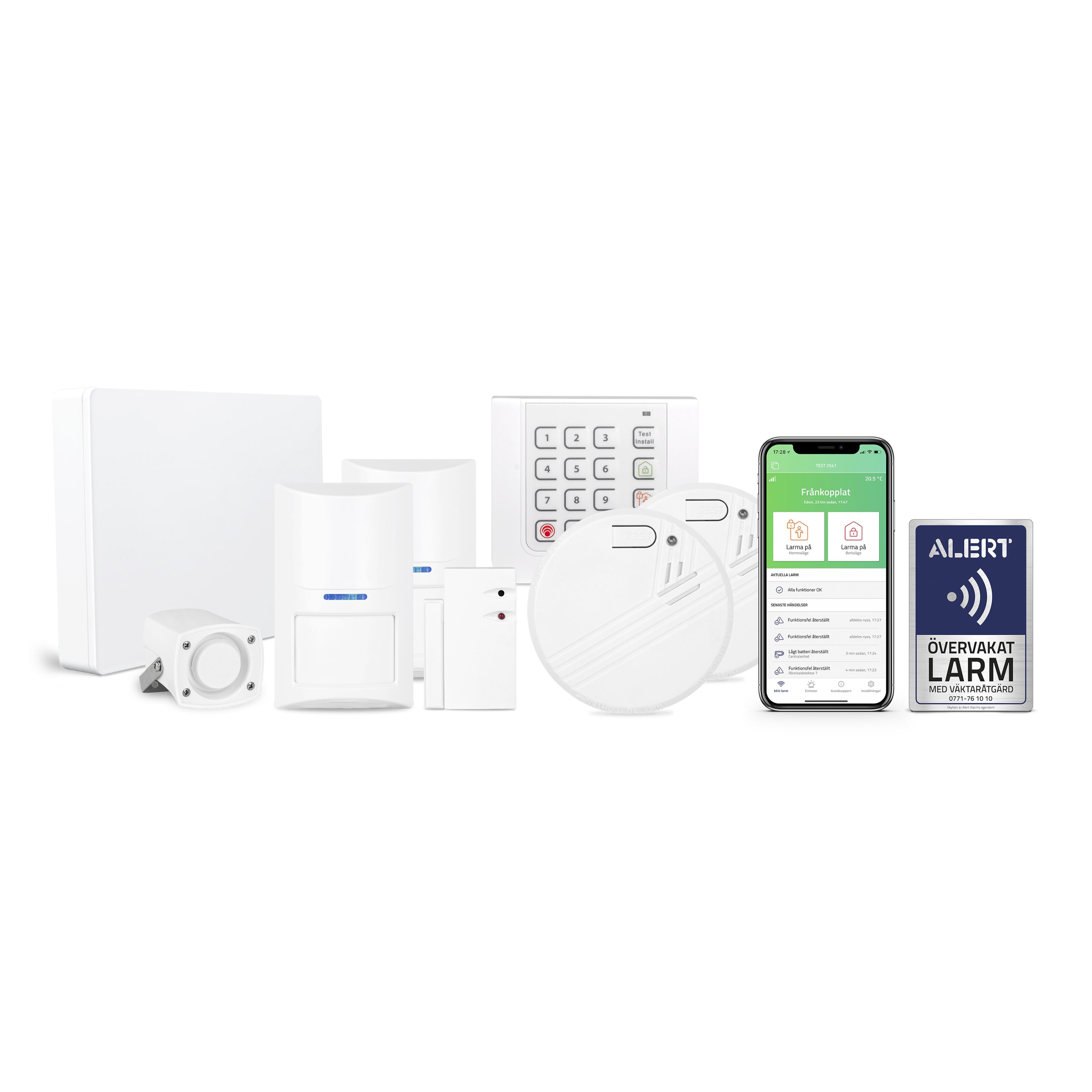 Alert Alarm Startpaket Larmsystem