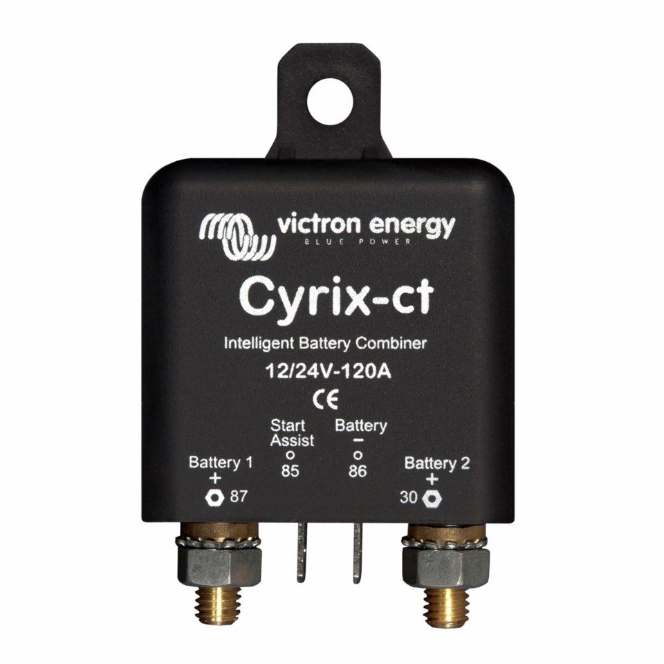 Victron Energy Cyrix-ct 120 A Intelligent skiljerelä för 12/24 V-system
