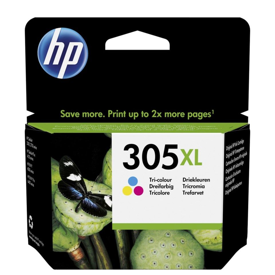HP 305XL Blekkpatron - Flere farger