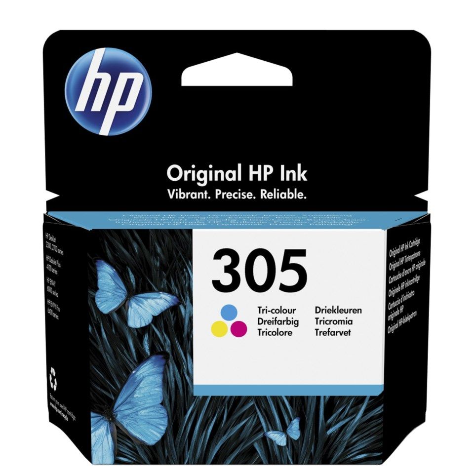 HP 305 Blekkpatron - Flere farger