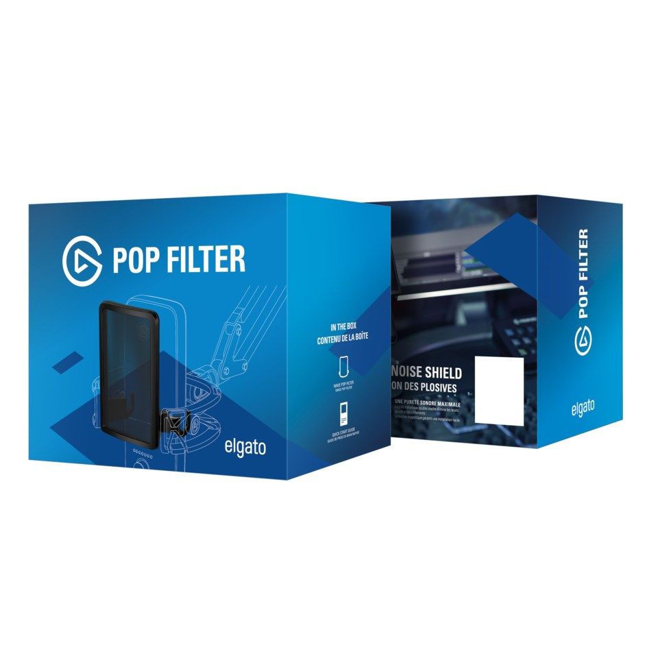Elgato Pop-filter till Wave mikrofoner