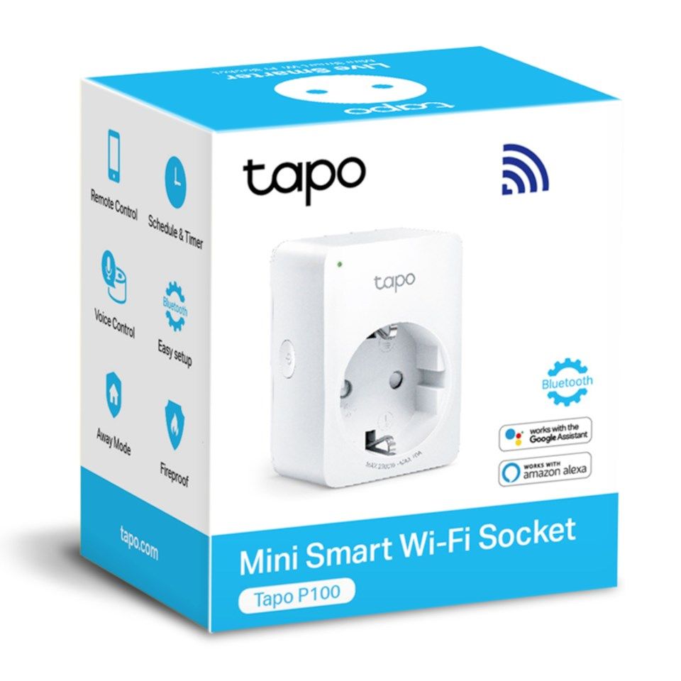 TP-link Tapo Mini Smart Wifi Fjernstrømbryter 1-pk.