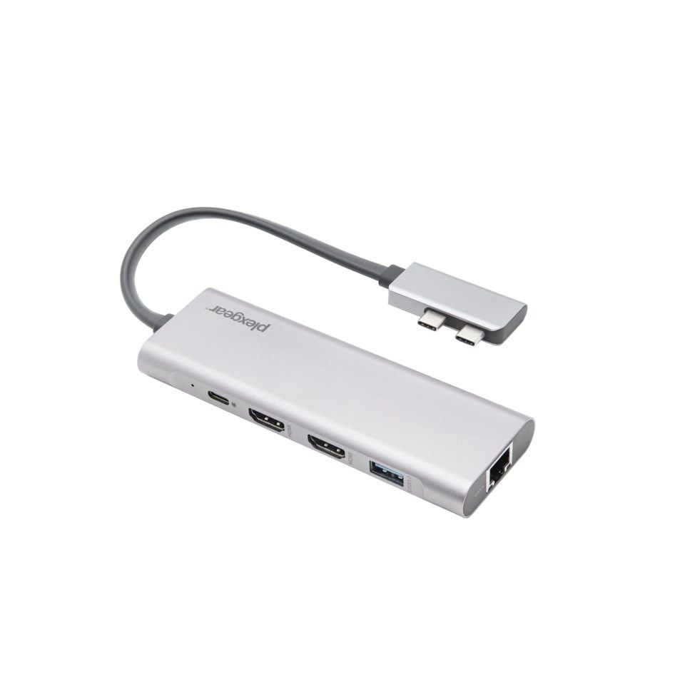 Plexgear Multiadapter for USB-C med 9 tilkoblinger