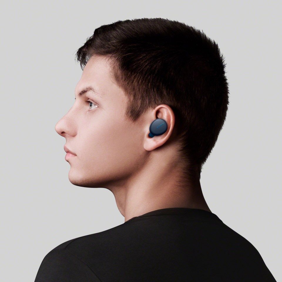 Sony WF-XB700 trådlösa hörlurar Blå