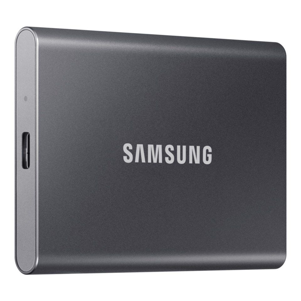 Samsung T7 Ekstern SSD-disk Grå 500 GB