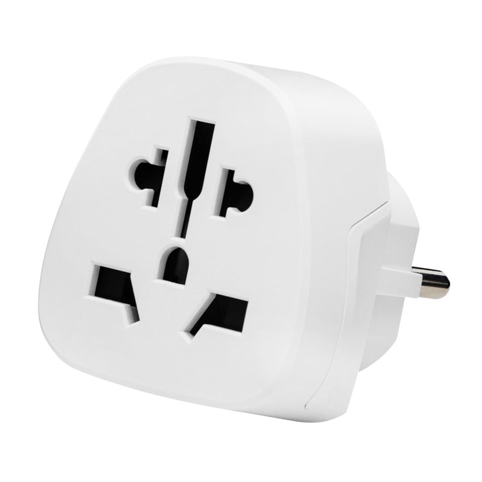 Luxorparts Jordet universalreiseadapter til Norge