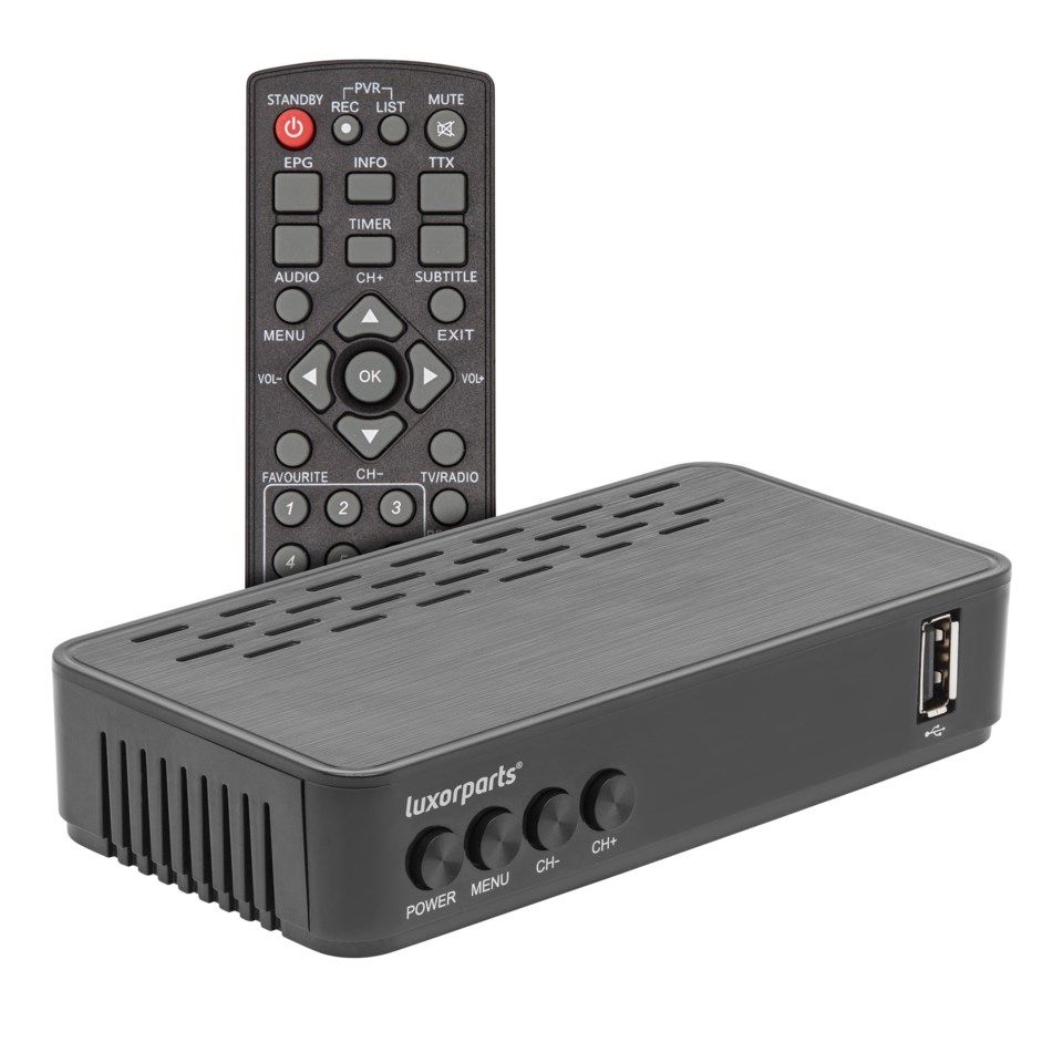 Luxorparts Digital-TV-mottaker med HDTV-støtte