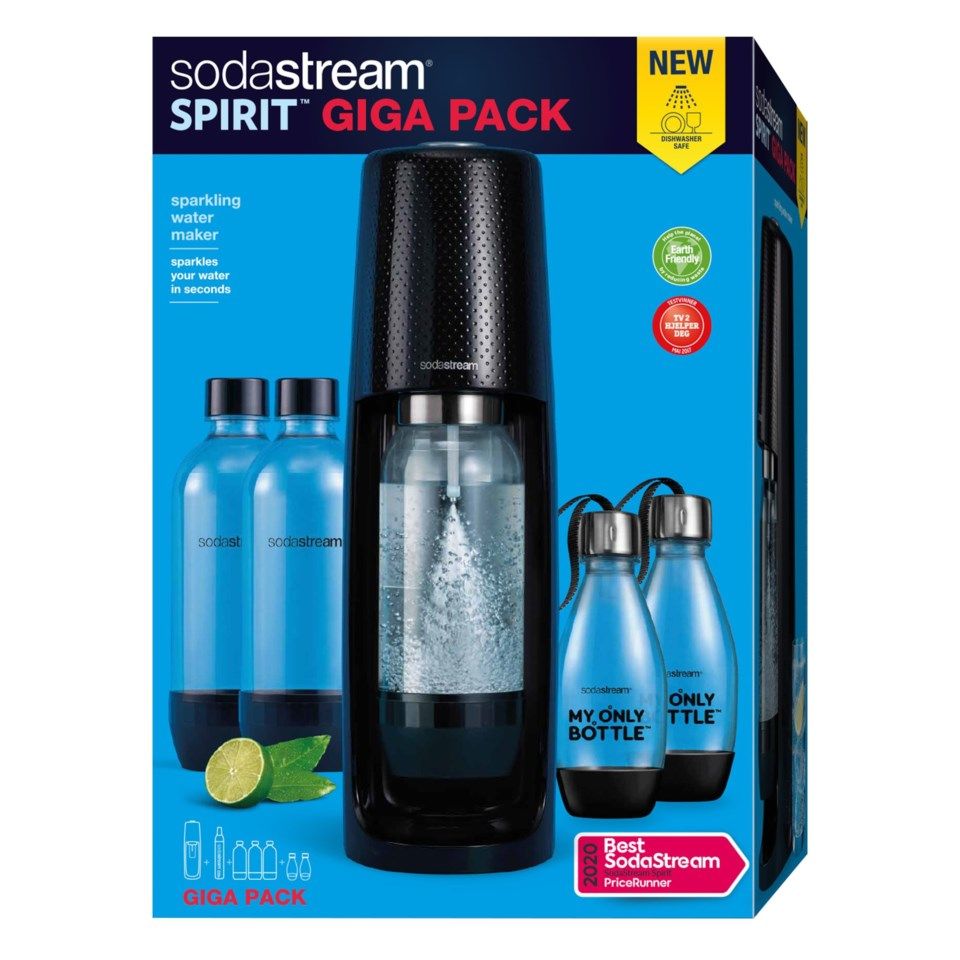 Sodastream Spirit DWS Gigapack Kolsyremaskin