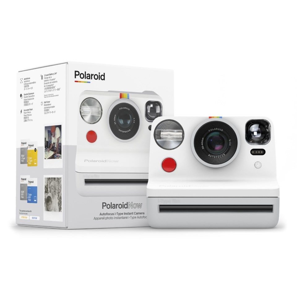 Polaroid Now Polaroidkamera med autofokus Vit
