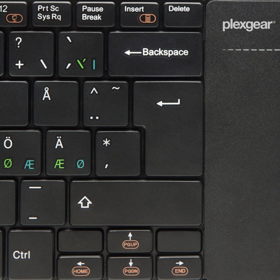Plexgear Mediatrack Edge X Trådløst tastatur