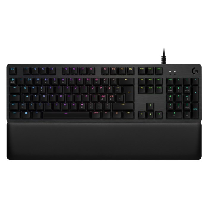 Logitech G 513 Mekaniskt tangentbord Carbon Tactile