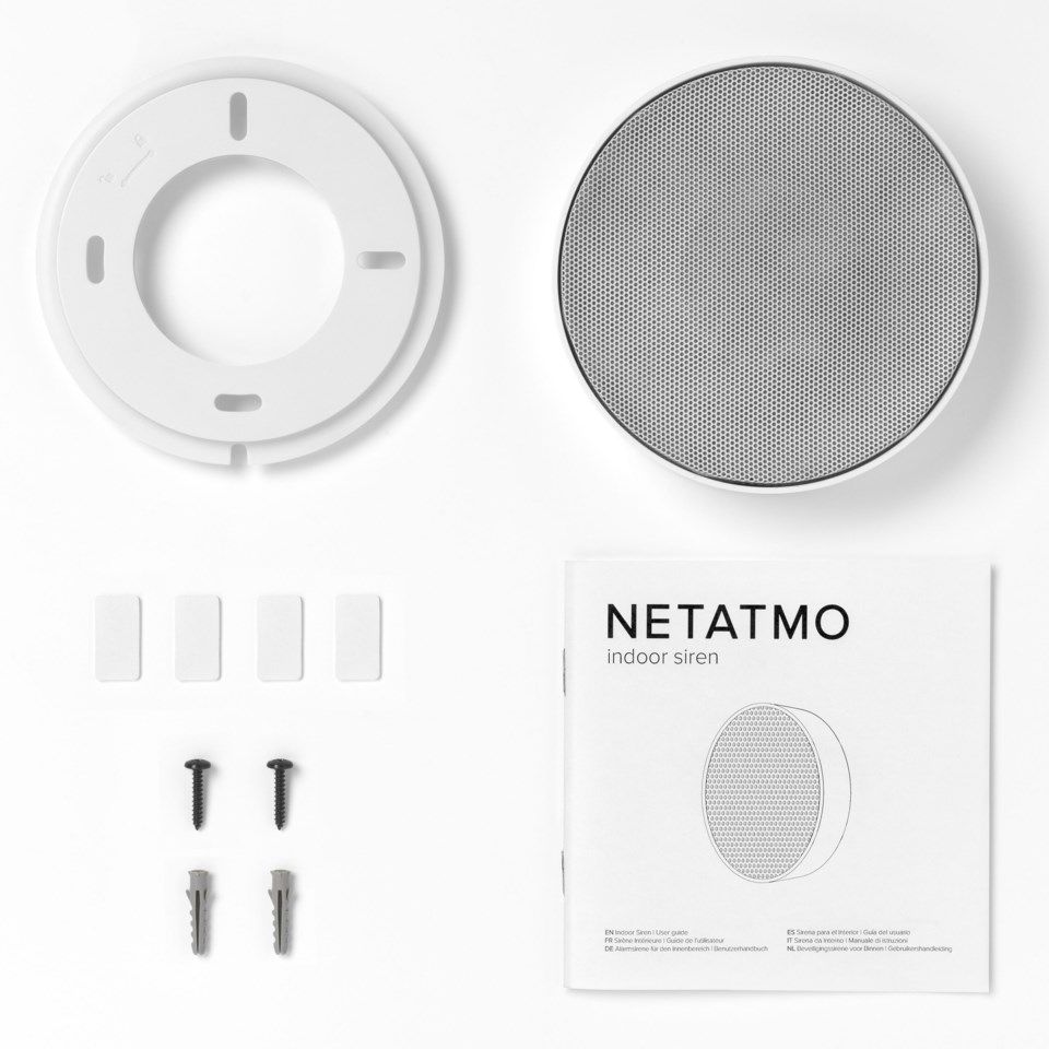 Netatmo Indoor Siren till övervakningssystem