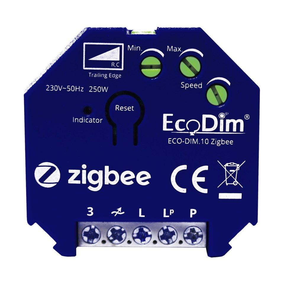 Ecodim 10 Smart Zigbee-dimmer for trykknapp