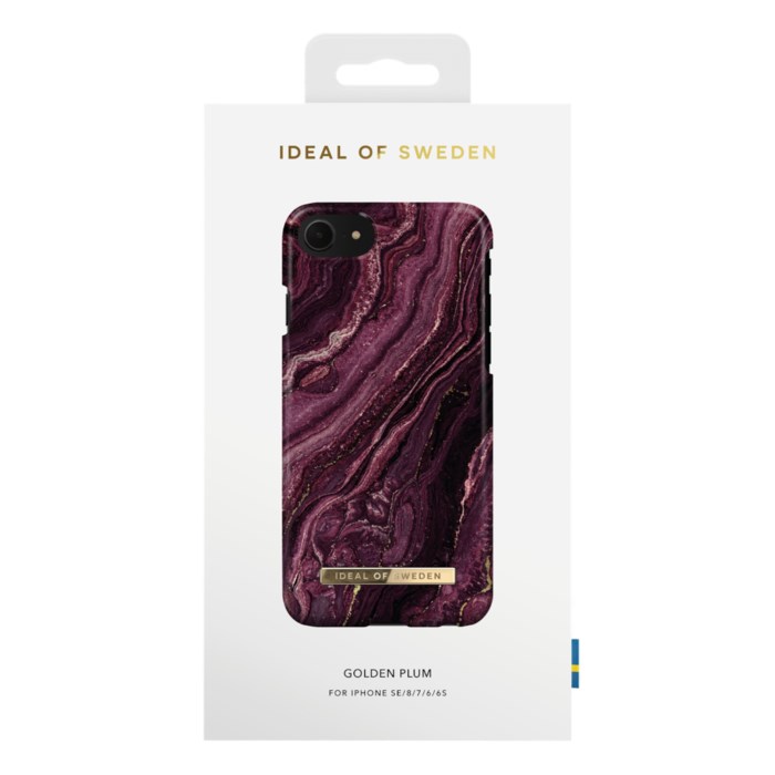 IDEAL OF SWEDEN Mobilskal för iPhone 6-8 och SE 2020/2022 Golden Plum