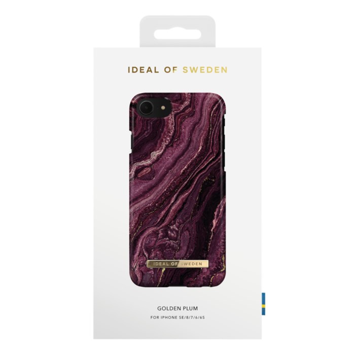 IDEAL OF SWEDEN Mobilskal för iPhone 6-8 och SE 2020 Golden Plum