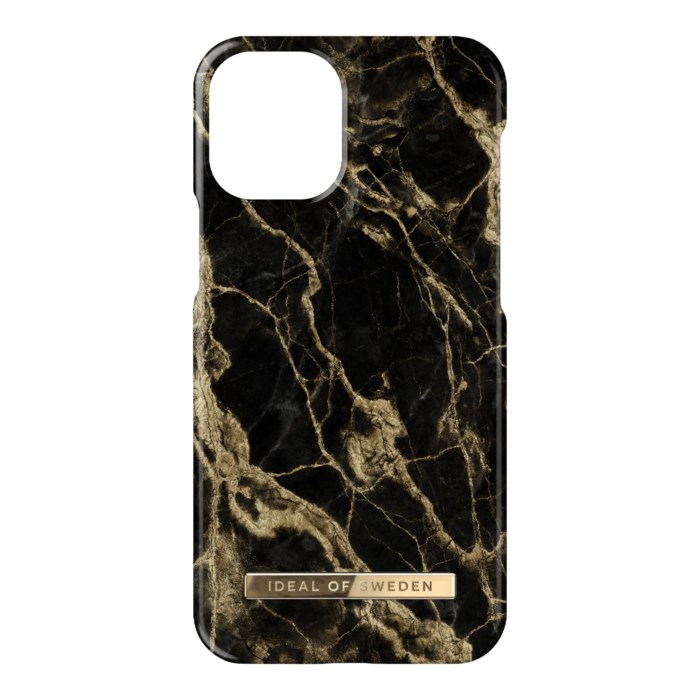 IDEAL OF SWEDEN Mobilskal för iPhone 12 Mini Golden Smoke Marble