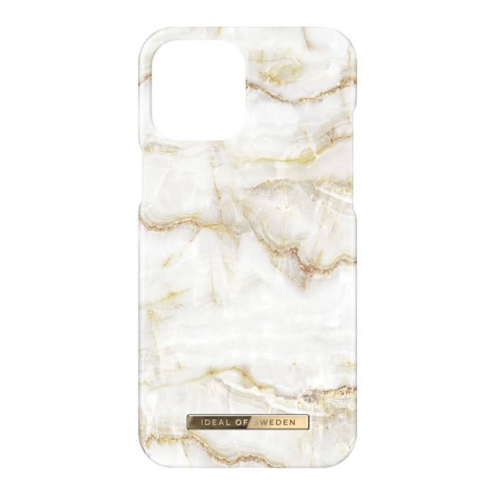 IDEAL OF SWEDEN Mobilskal för iPhone 12 Pro Max Golden Pearl Marble