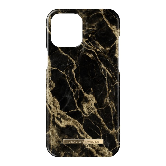 IDEAL OF SWEDEN Mobilskal för iPhone 12 Pro Max Golden Smoke Marble