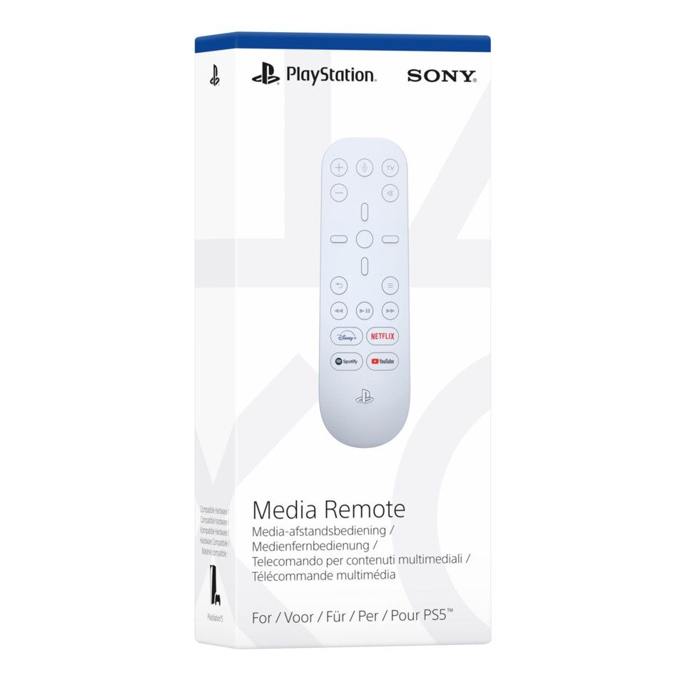 Sony Mediekontroll for Playstation 5