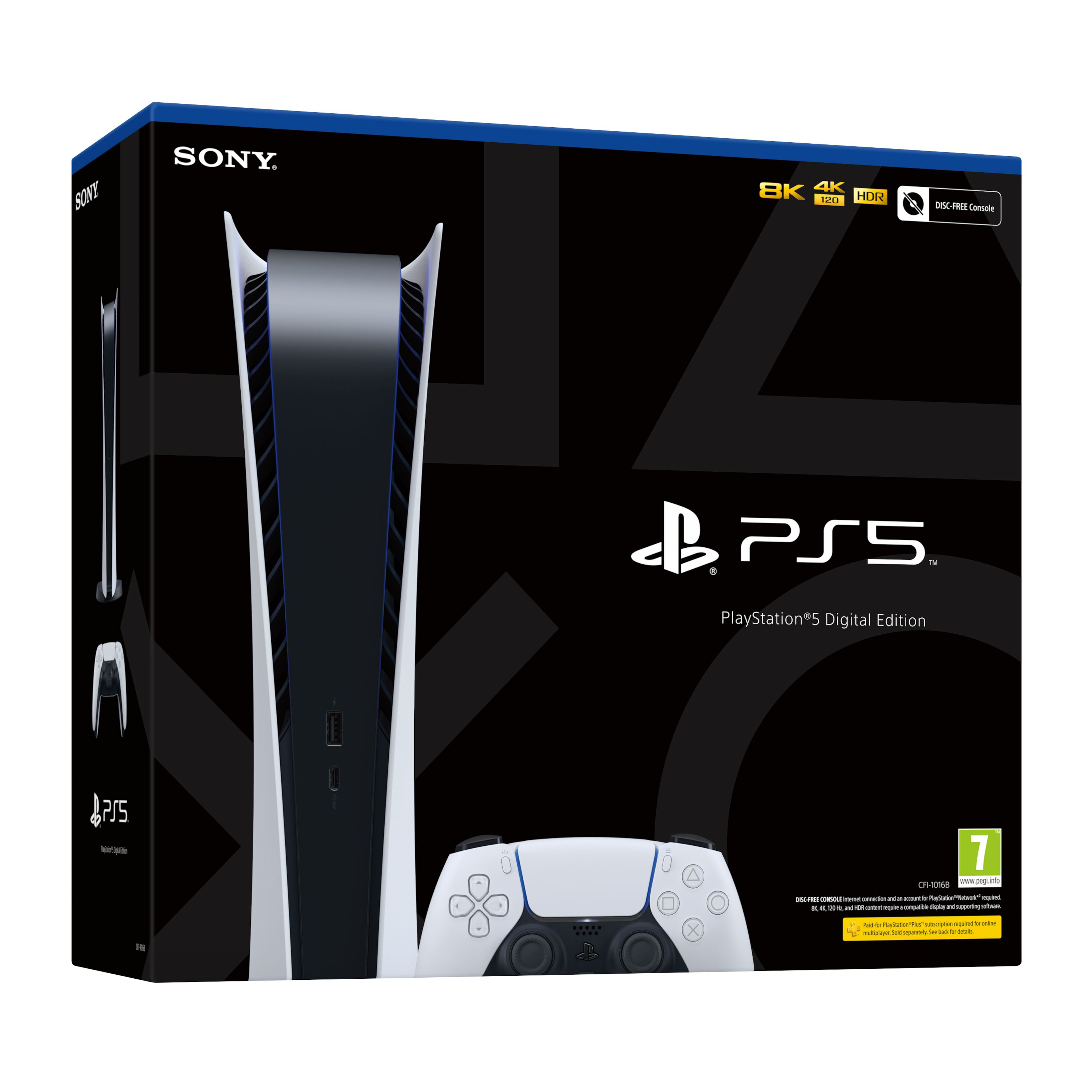 Sony Playstation 5 Digital Edition Spelkonsol ...