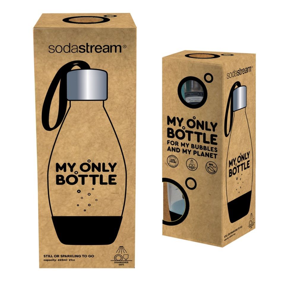 Sodastream My Only Bottle Flaske 0,5 L Svart