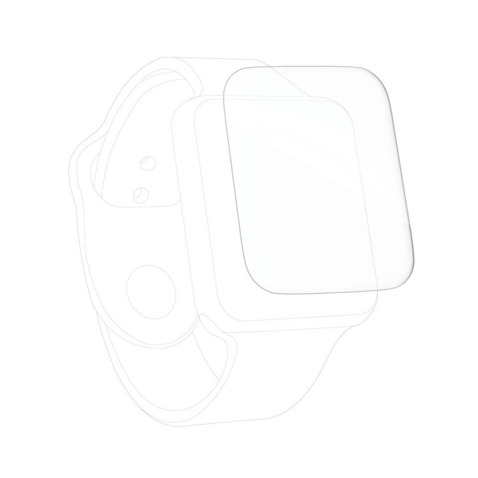 Invisible Shield Ultra Clear+ Skjermbeskytter for Apple Watch 5/6/SE 44 mm