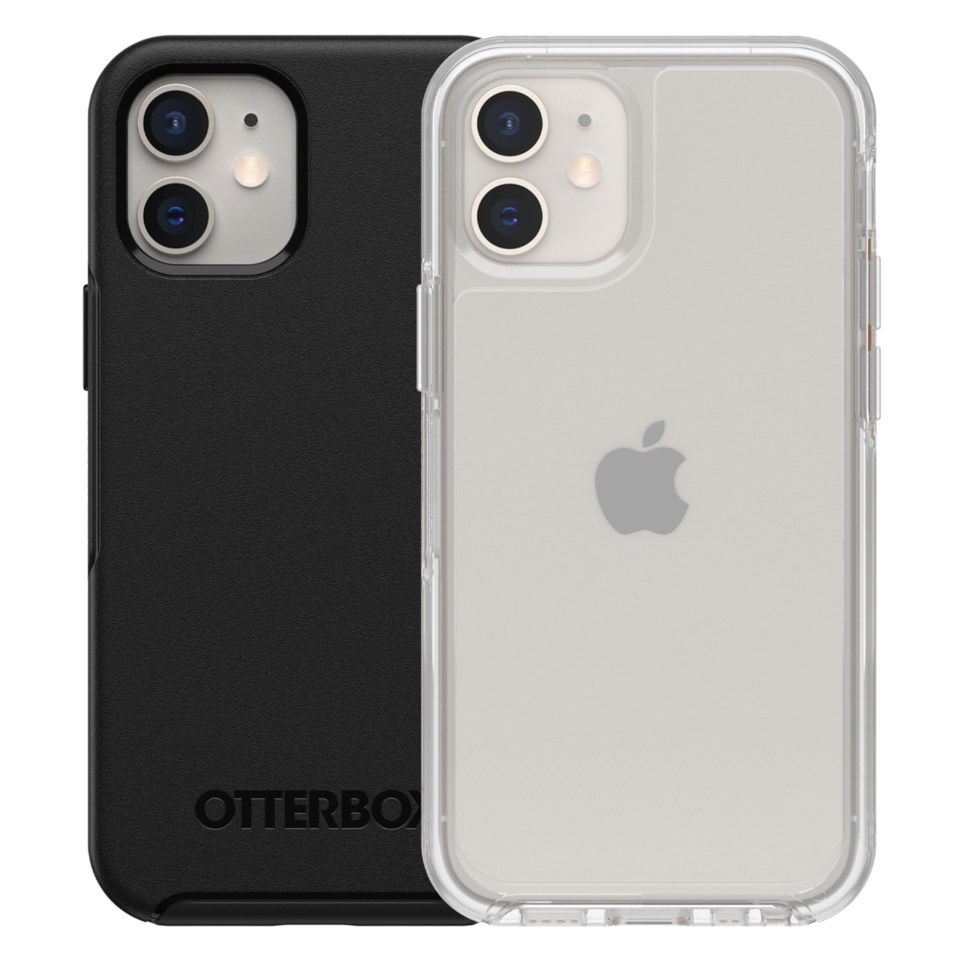 Otterbox Symmetry Tåligt skal för iPhone 12 Mini Svart