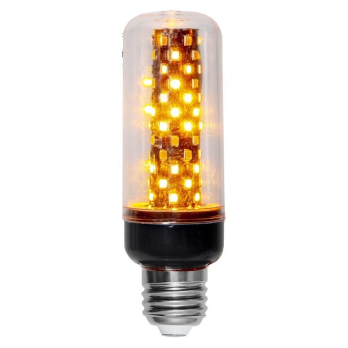 LED-lampa med flammande sken E27 105 lm