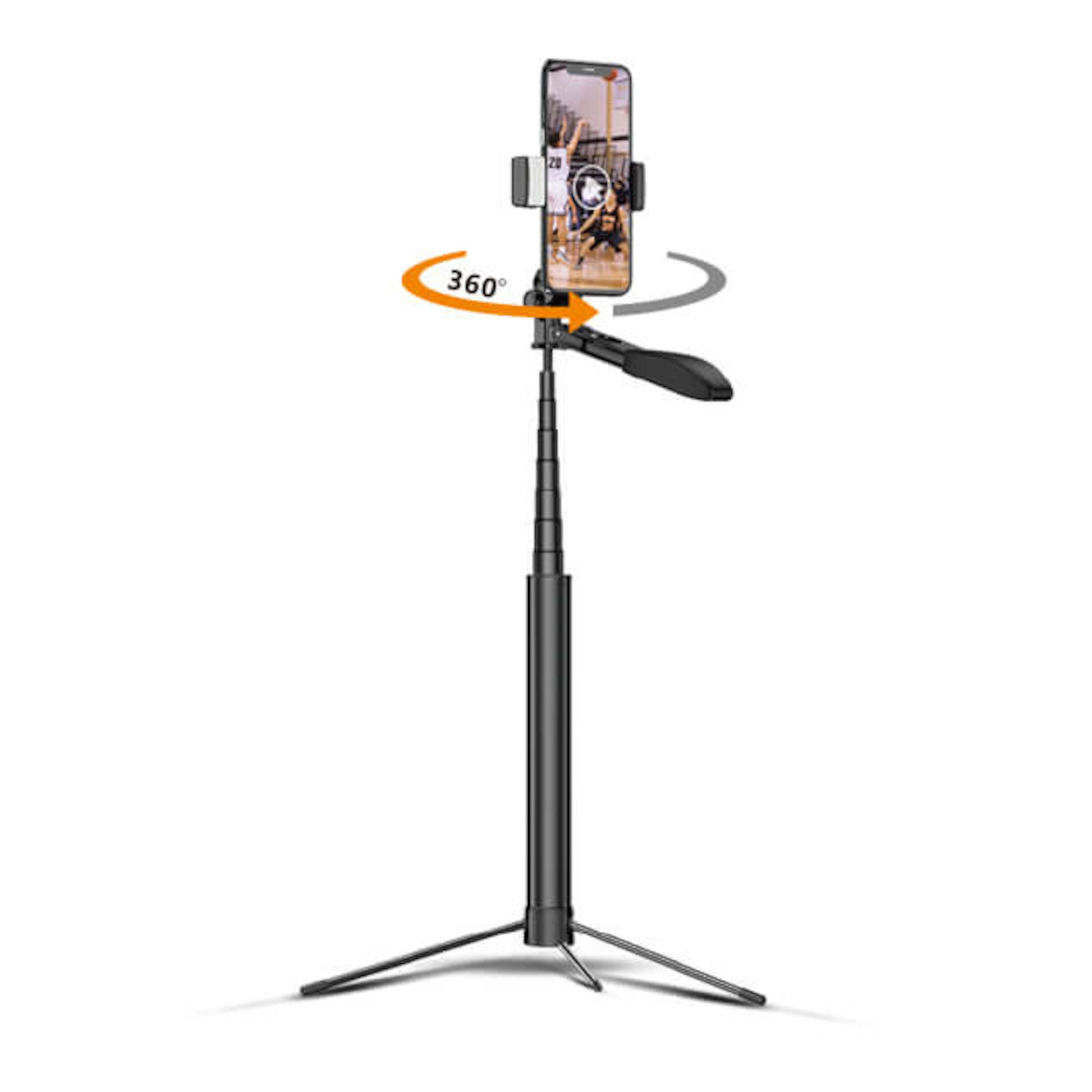 Stativ Och Selfie stick Med Avtryckare Till Mobilen Selfie stick 