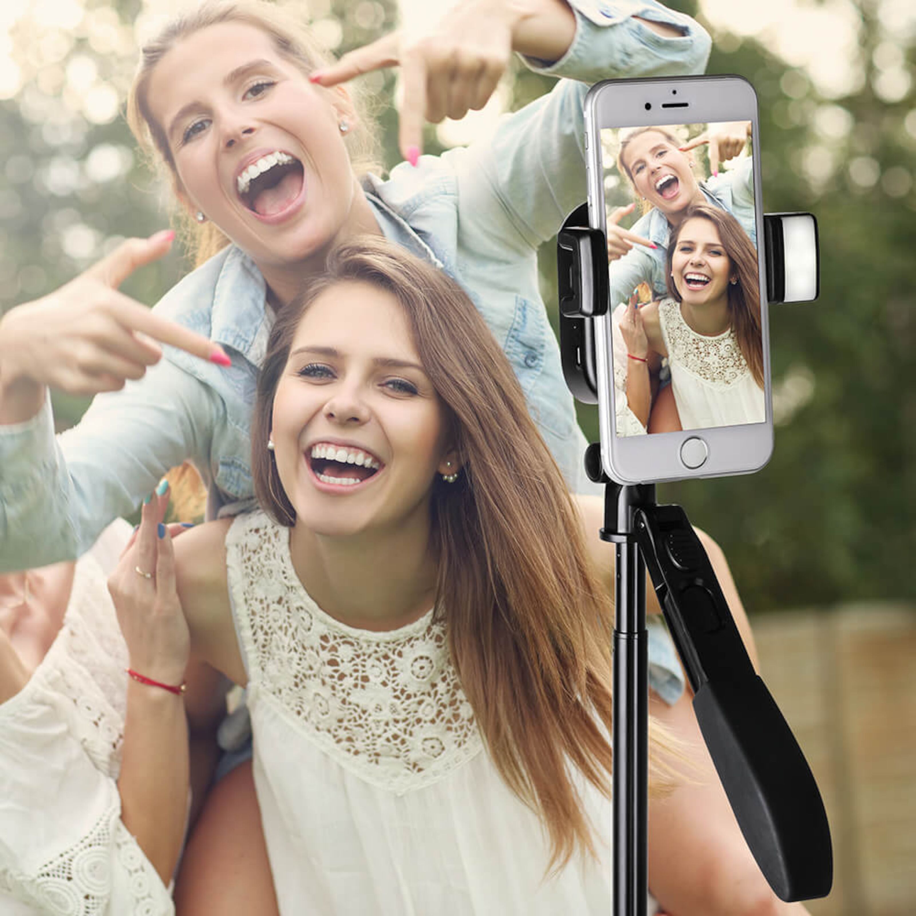 Stativ Og Selfiestang Med Utl ser Til Mobilen Selfiestang Kjell