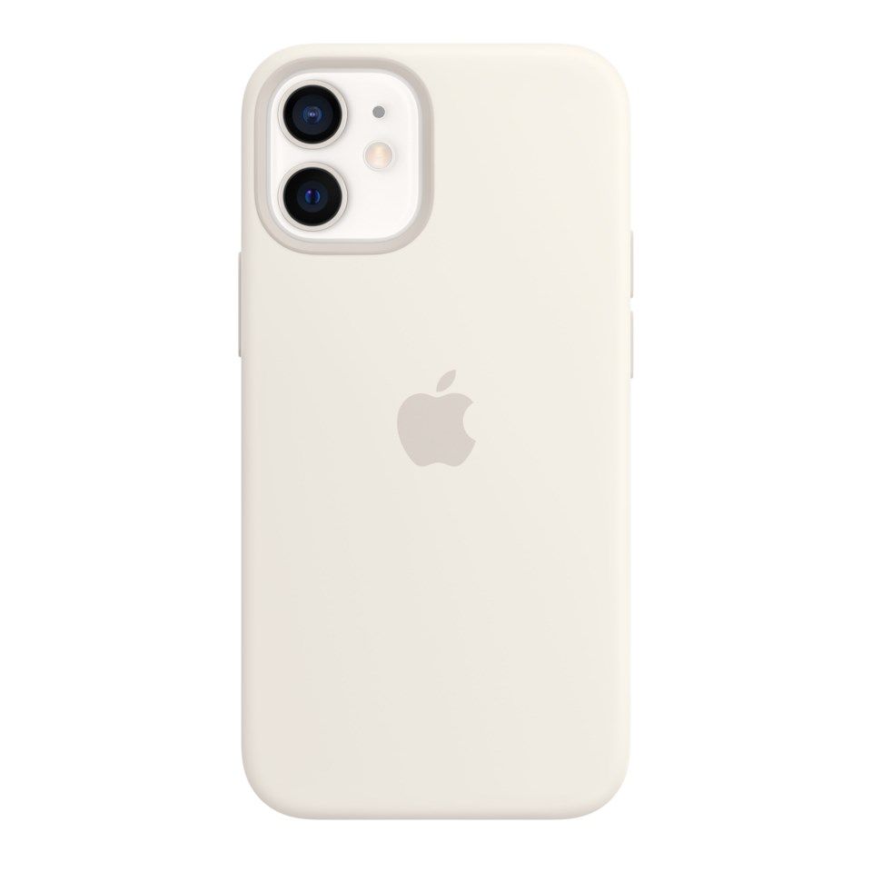 Apple Silikondeksel med Magsafe til iPhone 12 Mini Hvit