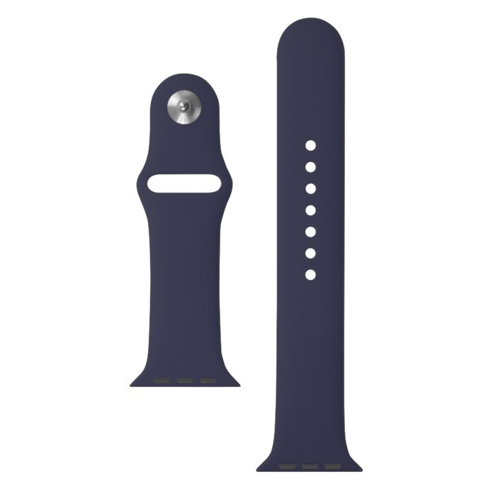 Xqisit Silikonband till Apple Watch 38/40 mm Blå