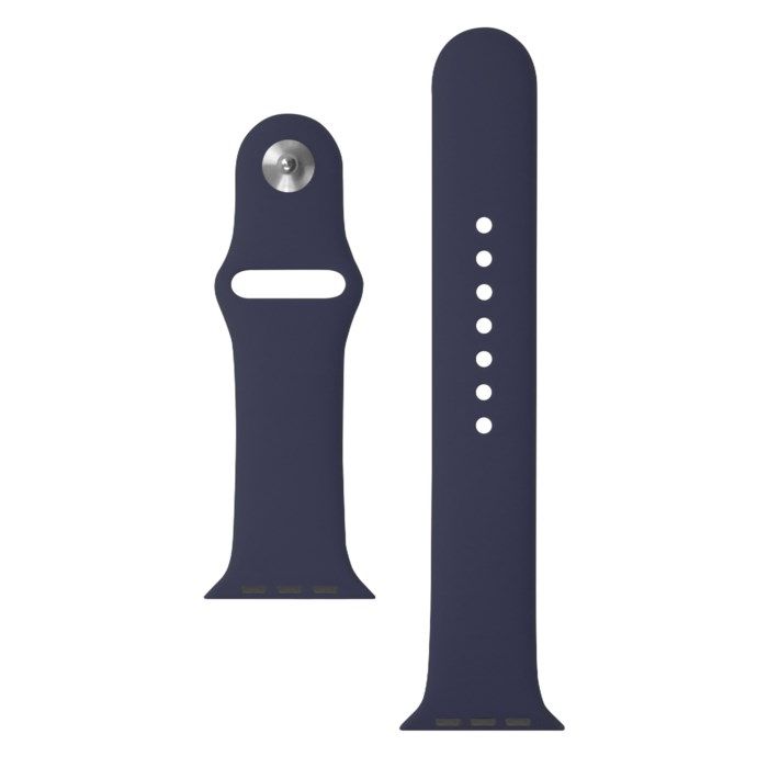 Xqisit Silikonband till Apple Watch 42/44 mm Blå