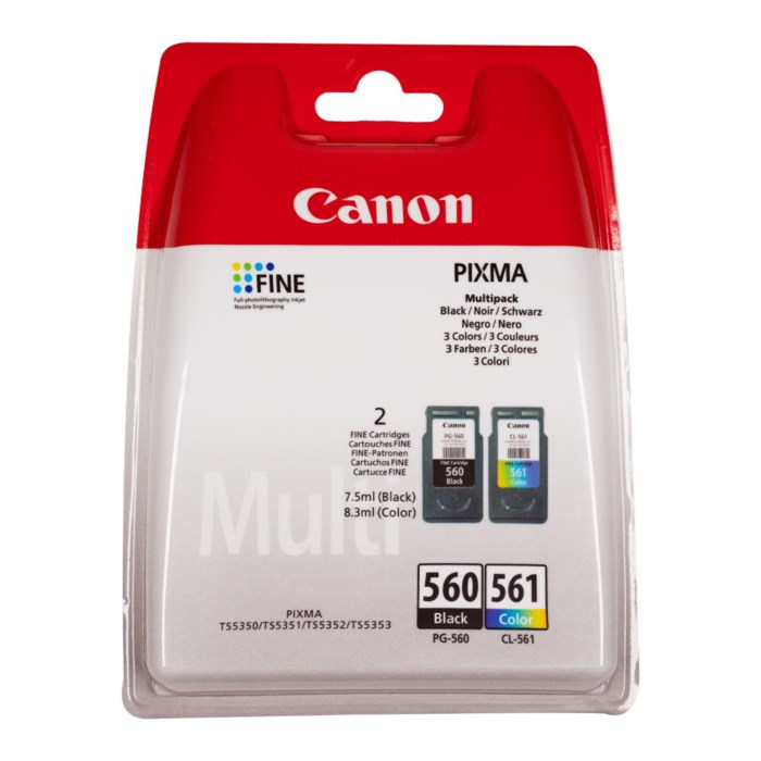 Canon PG-560 och CL-561 Bläckpatron 2-pack