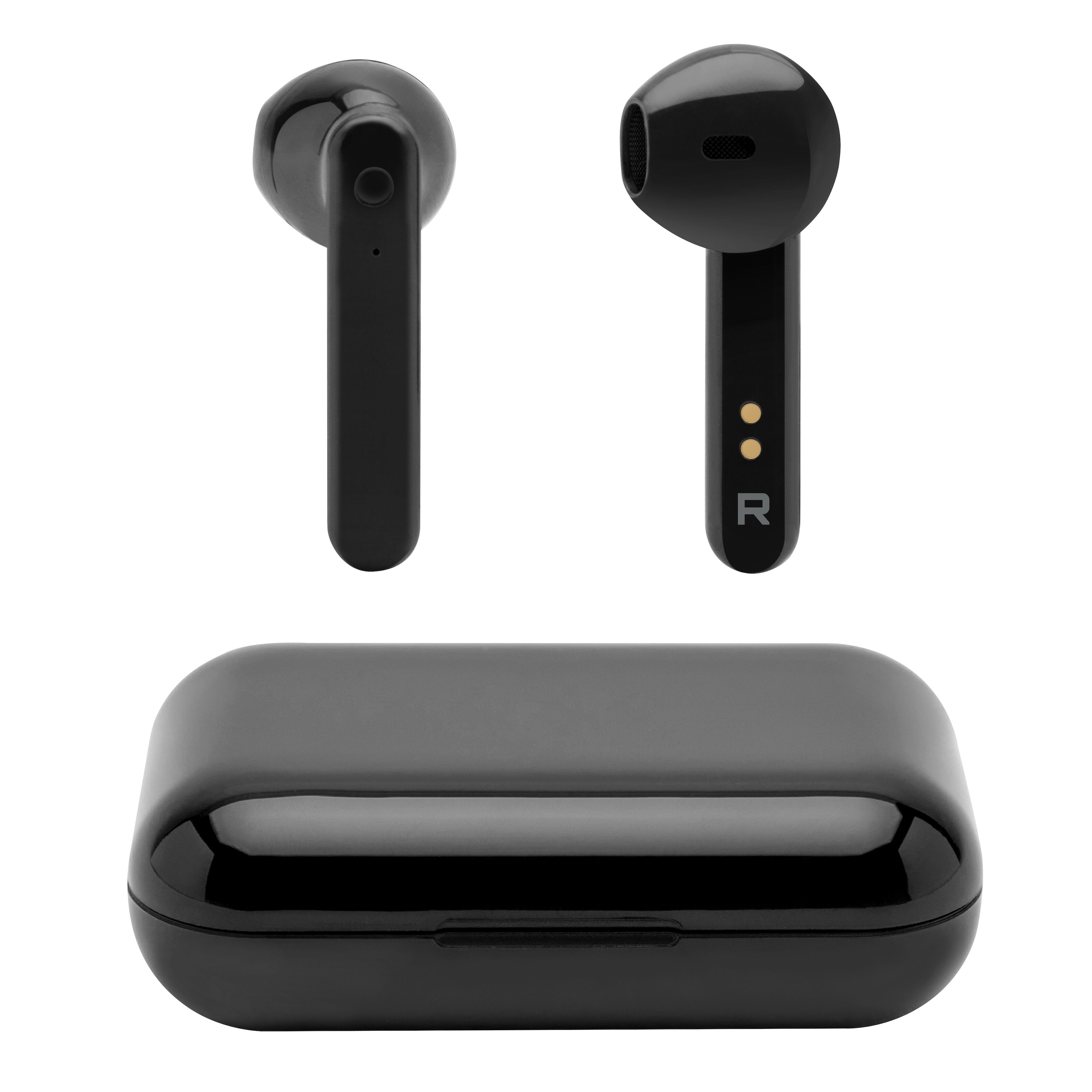 Linocell True wireless-hodetelefoner Svart