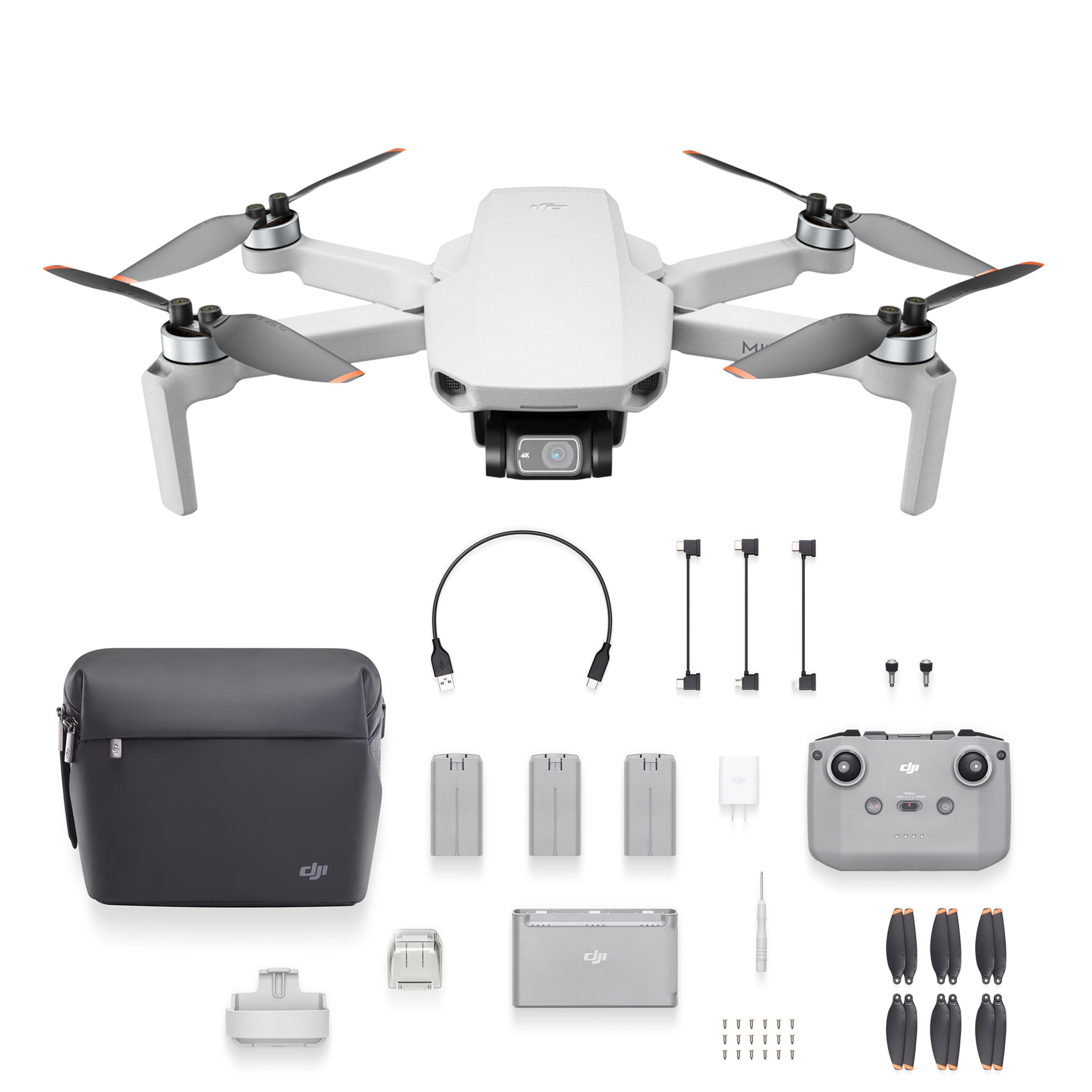 Dji Mini 2 Fly More Combo - Minidrönare med kamera | Kjell.com