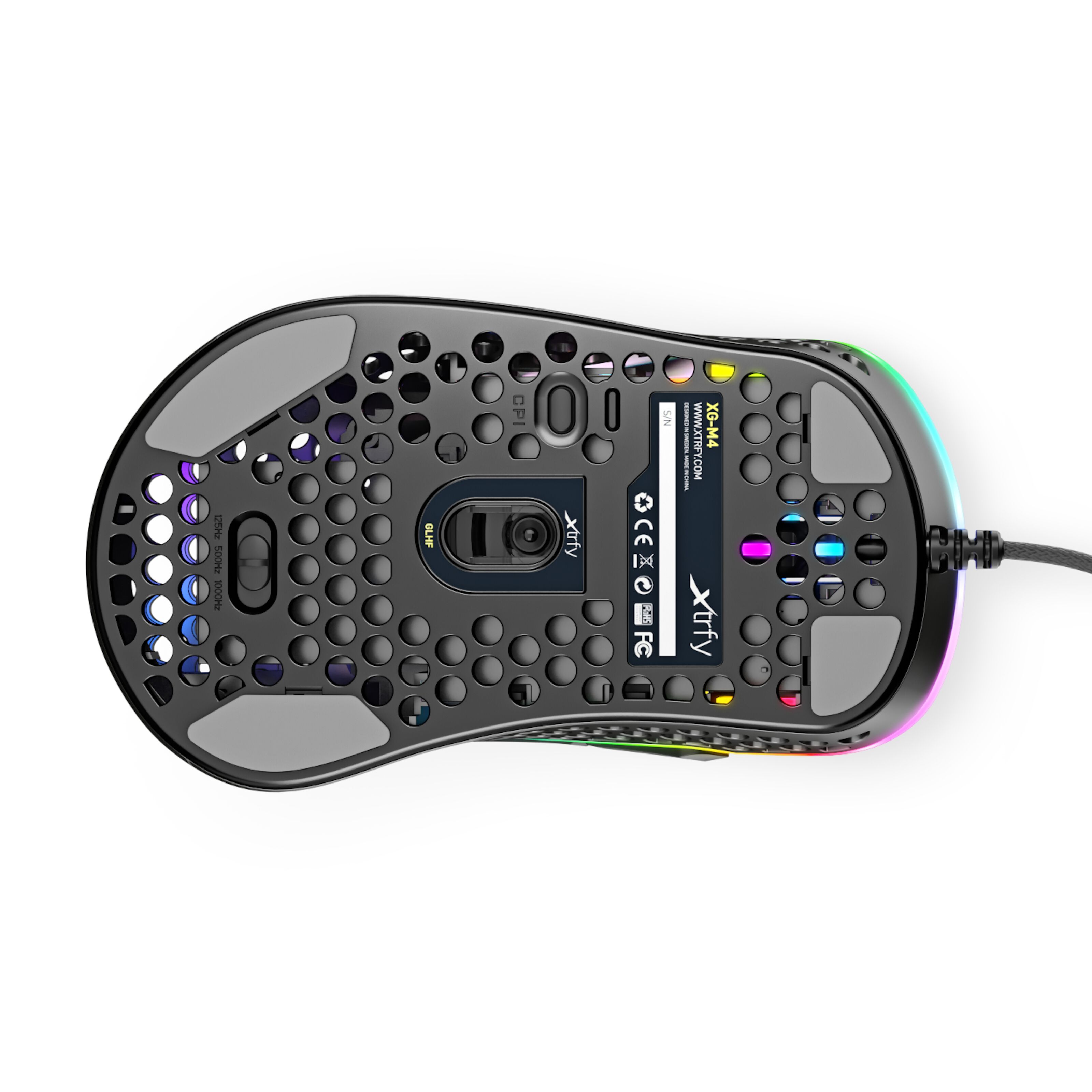 Xtrfy M4 Rgb Gaming Mus Gaming Moss Kjell Com